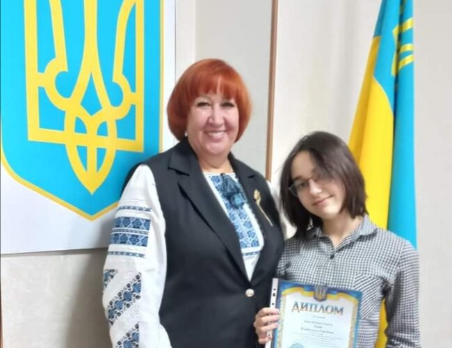 Щирі вітання переможниці!