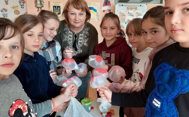 Незвичайний урок образотворчого мистецтва в 4-Б!