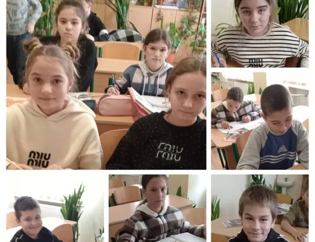 На уроці зарубіжної літератури!