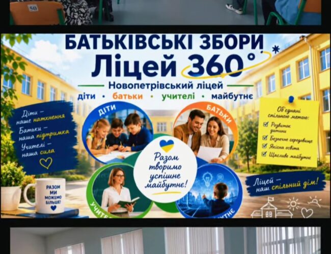 Ліцей 360° — разом заради майбутнього!